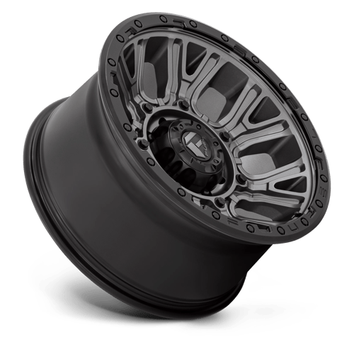 Fuel 1PC D825 TRACTION MATTE GUNMETAL WITH BLACK RING