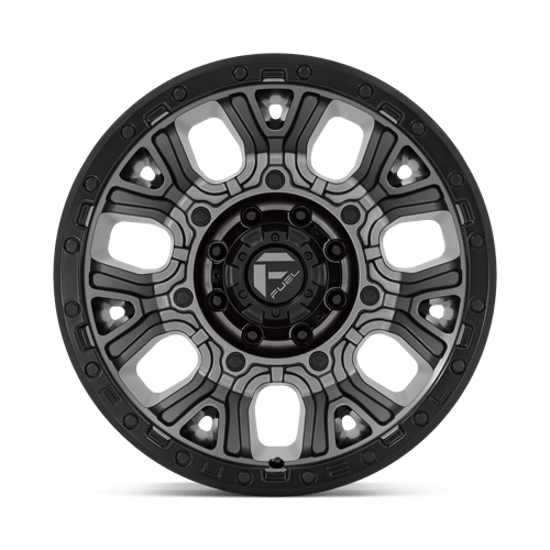 Fuel 1PC D825 TRACTION MATTE GUNMETAL WITH BLACK RING