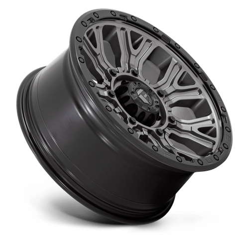 Fuel 1PC D825 TRACTION MATTE GUNMETAL WITH BLACK RING