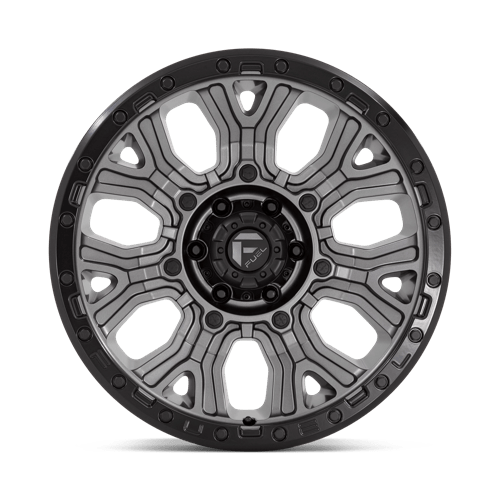 Fuel 1PC D825 TRACTION MATTE GUNMETAL WITH BLACK RING