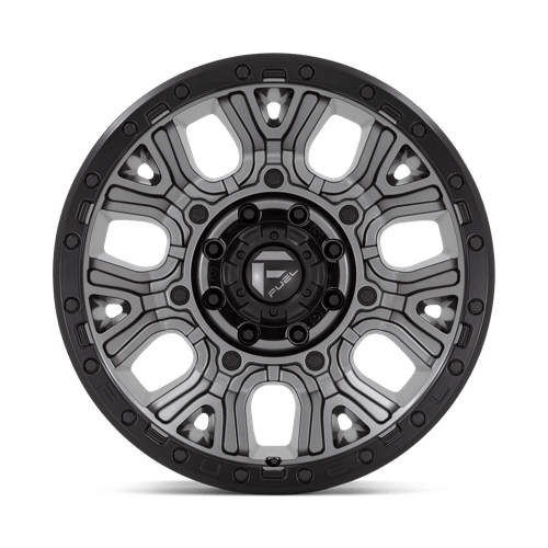 Fuel 1PC D825 TRACTION MATTE GUNMETAL WITH BLACK RING