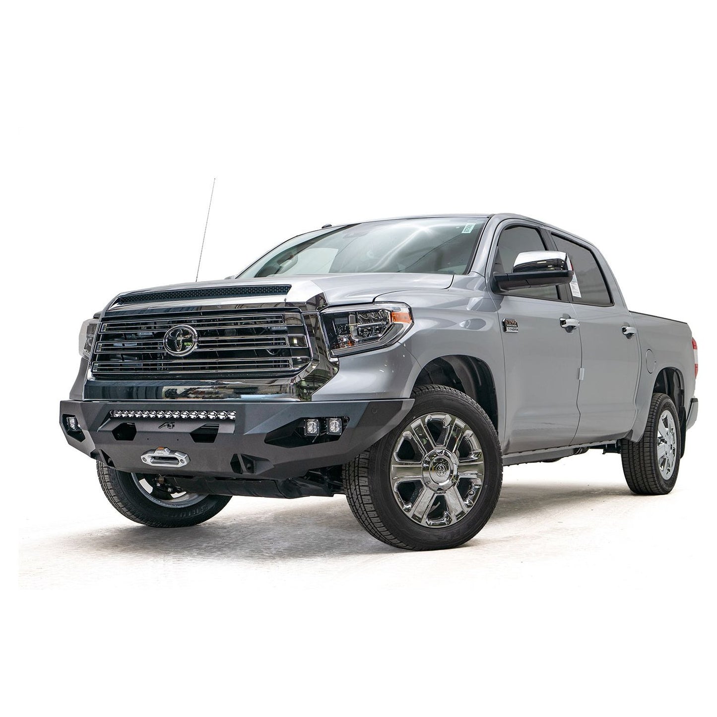 Fab Fours Matrix Front Bumper w/No Guard 7/8 In. D-Ring Mounts 2 Stage Black Powder Coated l TT14-X3851-1
