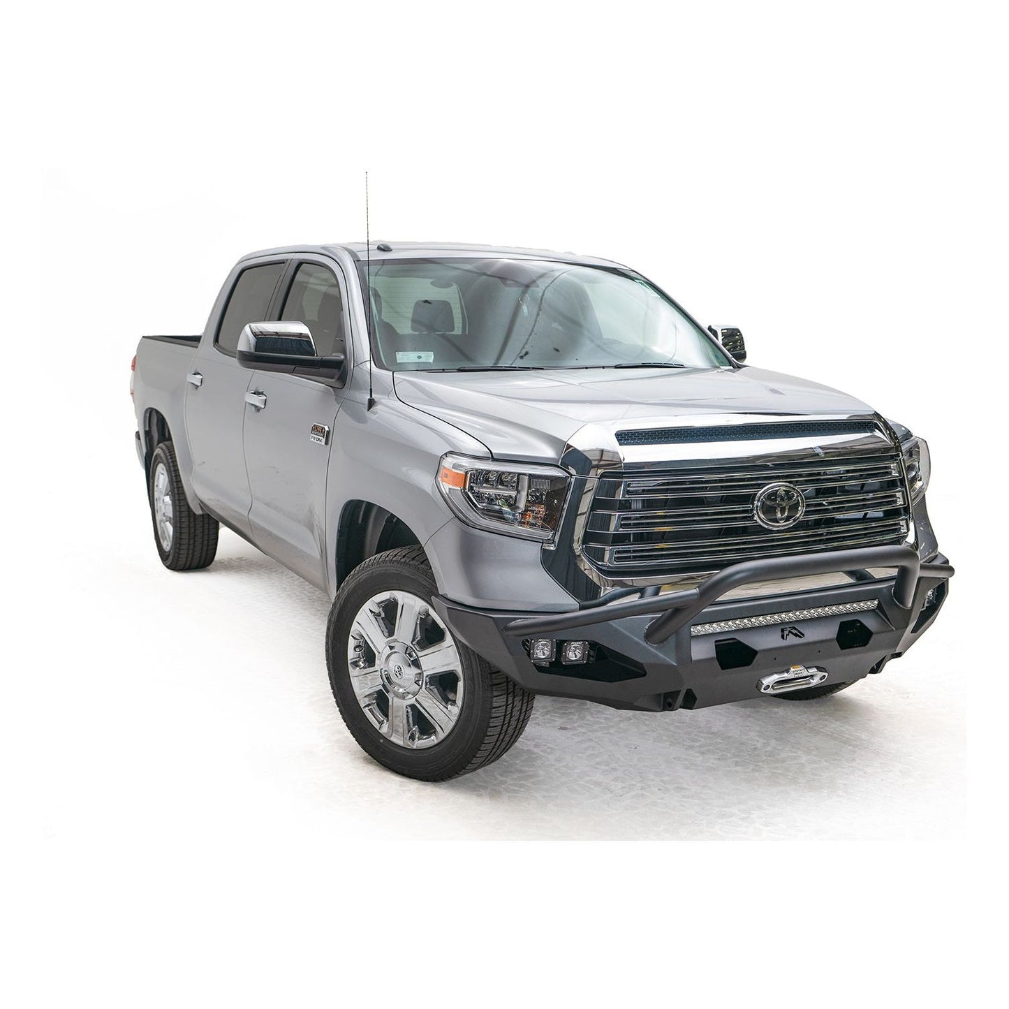 Fab Fours Matrix Front Bumper w/Pre-Runner Guard 2 Stage Matte Black Powder Coated l TT14-X3852-1