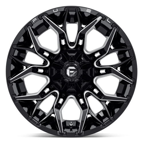 Fuel 1PC D769 TWITCH GLOSSY BLACK MILLED