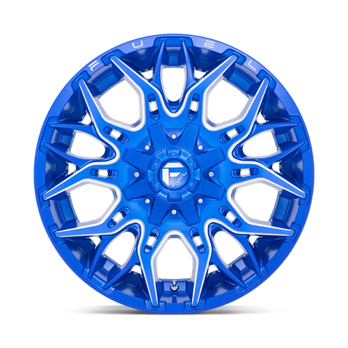 Fuel 1PC D770 TWITCH ANODIZED BLUE MILLED
