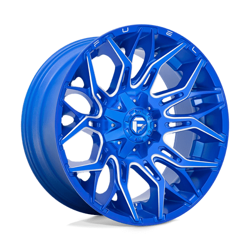 Fuel 1PC D770 TWITCH ANODIZED BLUE MILLED