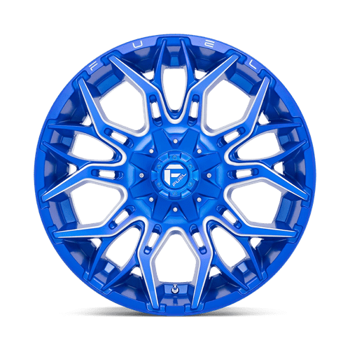 Fuel 1PC D770 TWITCH ANODIZED BLUE MILLED
