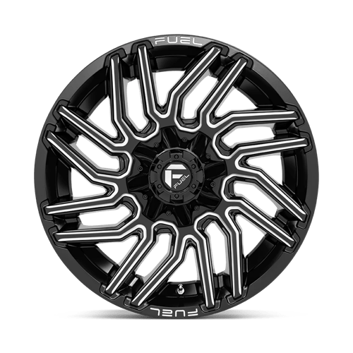 Fuel 1PC D773 TYPHOON GLOSS BLACK MILLED