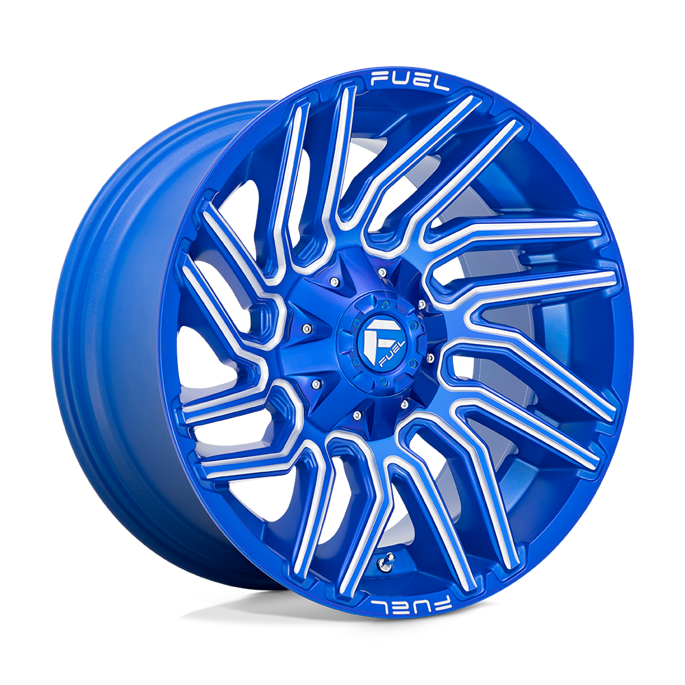 Fuel 1PC D774 TYPHOON ANODIZED BLUE MILLED