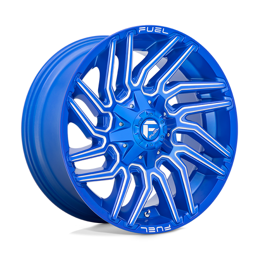 Fuel 1PC D774 TYPHOON ANODIZED BLUE MILLED