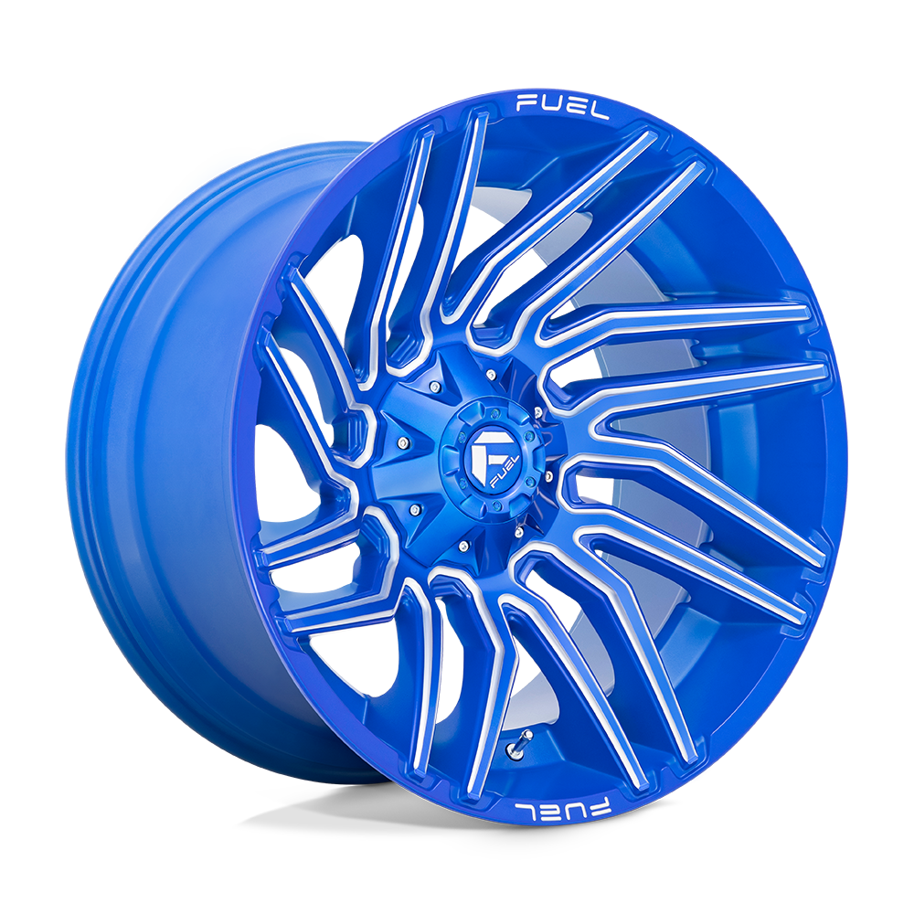 Fuel 1PC D774 TYPHOON ANODIZED BLUE MILLED