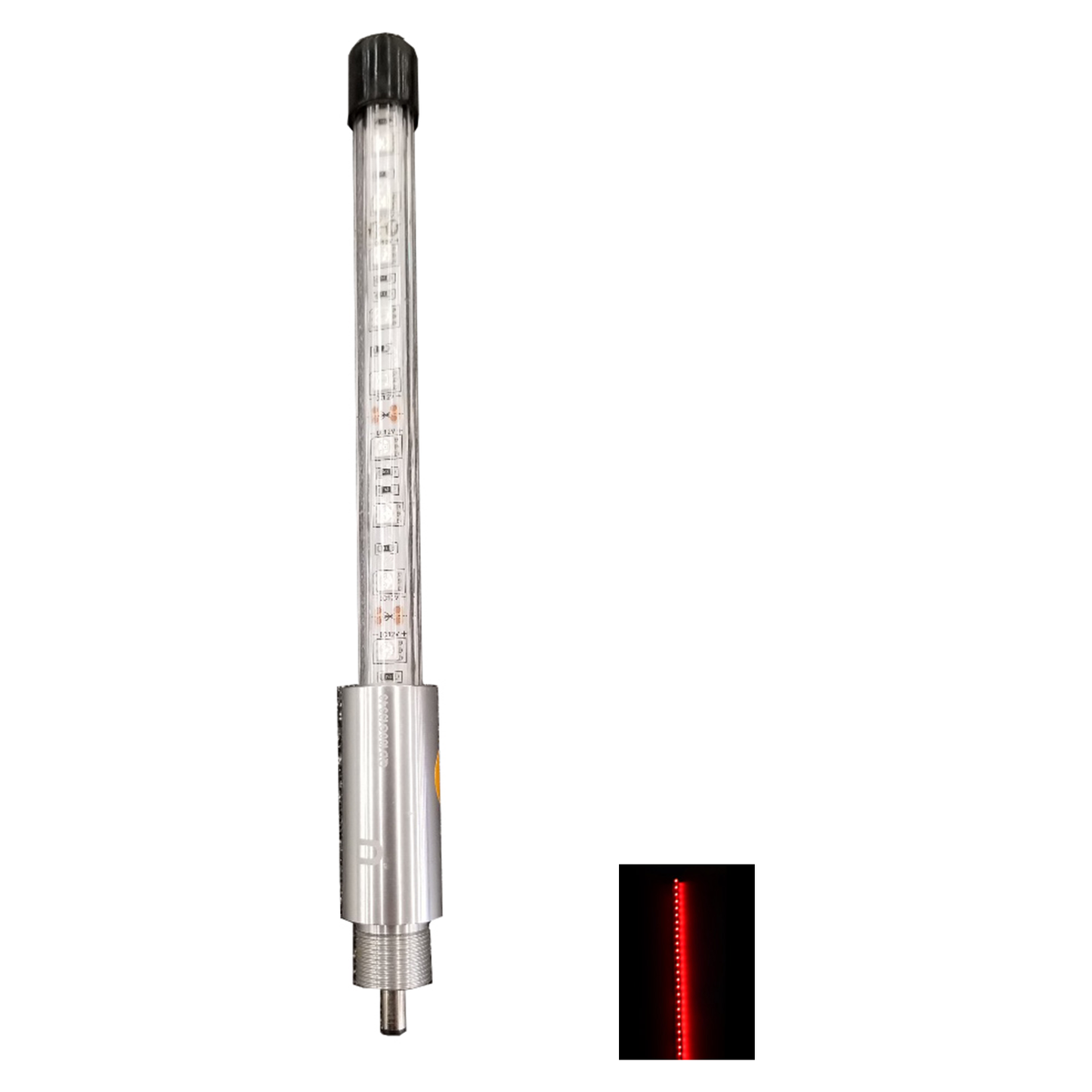 ENTHUZE|Screw On Top Led Light Only - Steady Red |ACTENTWHIPSTEADY-R