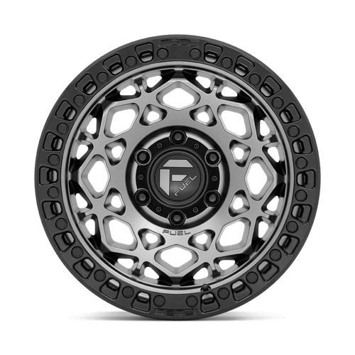 Fuel 1PC D784 UNIT GUNMETAL WITH MATTE BLACK RING