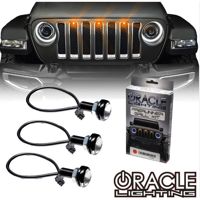 ORACLE Lighting Pre-Runner Style LED Grill Light Kit for Jeep Wrangler JL / Gladiator JT (Select color)
