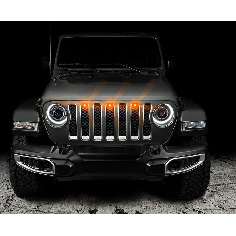 ORACLE Lighting Pre-Runner Style LED Grill Light Kit for Jeep Wrangler JL / Gladiator JT (Select color)