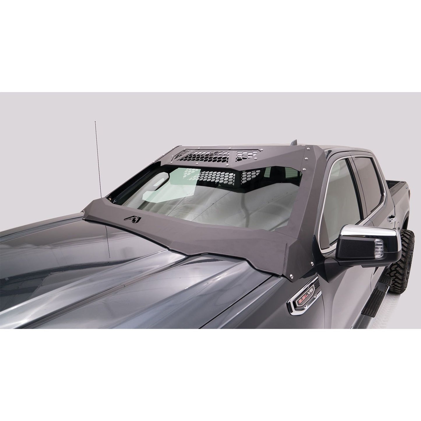 Fab Fours ViCowl 2 Stage Black Powder Coated Combines Roof Visor And Cowl l VC3900-1