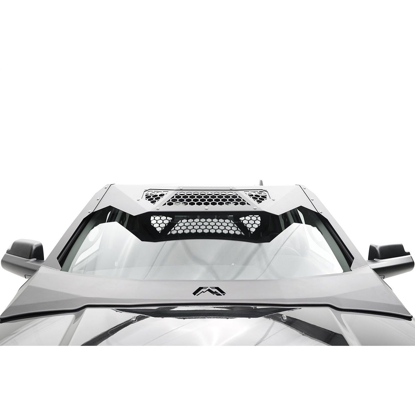 Fab Fours ViCowl 2 Stage Black Powder Coated Combines Roof Visor And Cowl l VC4400-1