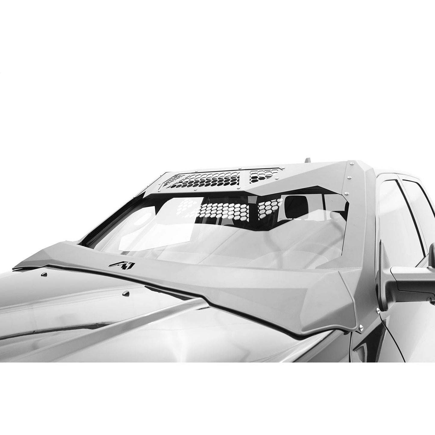Fab Fours ViCowl 2 Stage Black Powder Coated Combines Roof Visor And Cowl l VC4400-1
