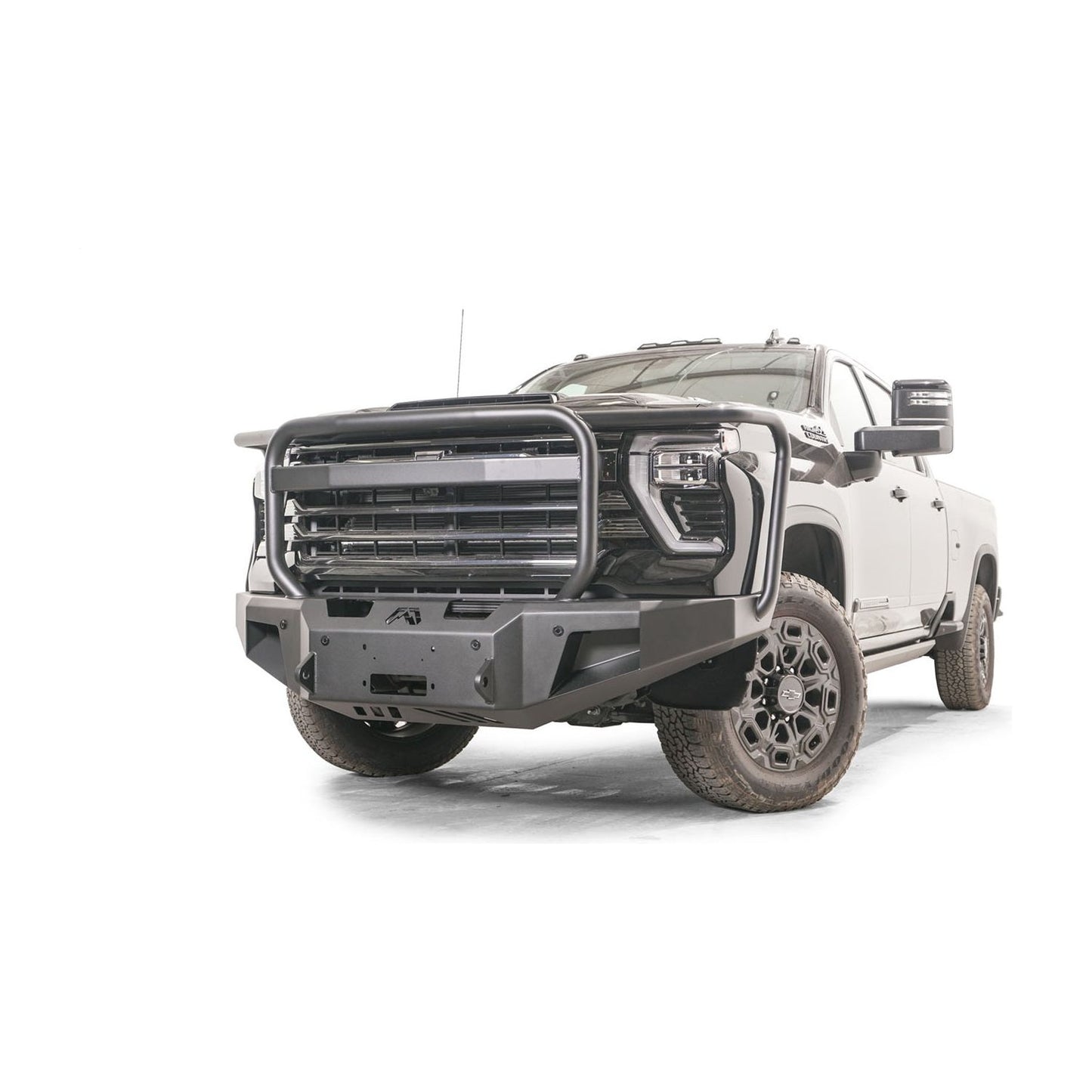 Fab Fours Premium Winch Front Bumper 2 Stage Black Powder Coated w/Full Guard l CH24-A6150-1