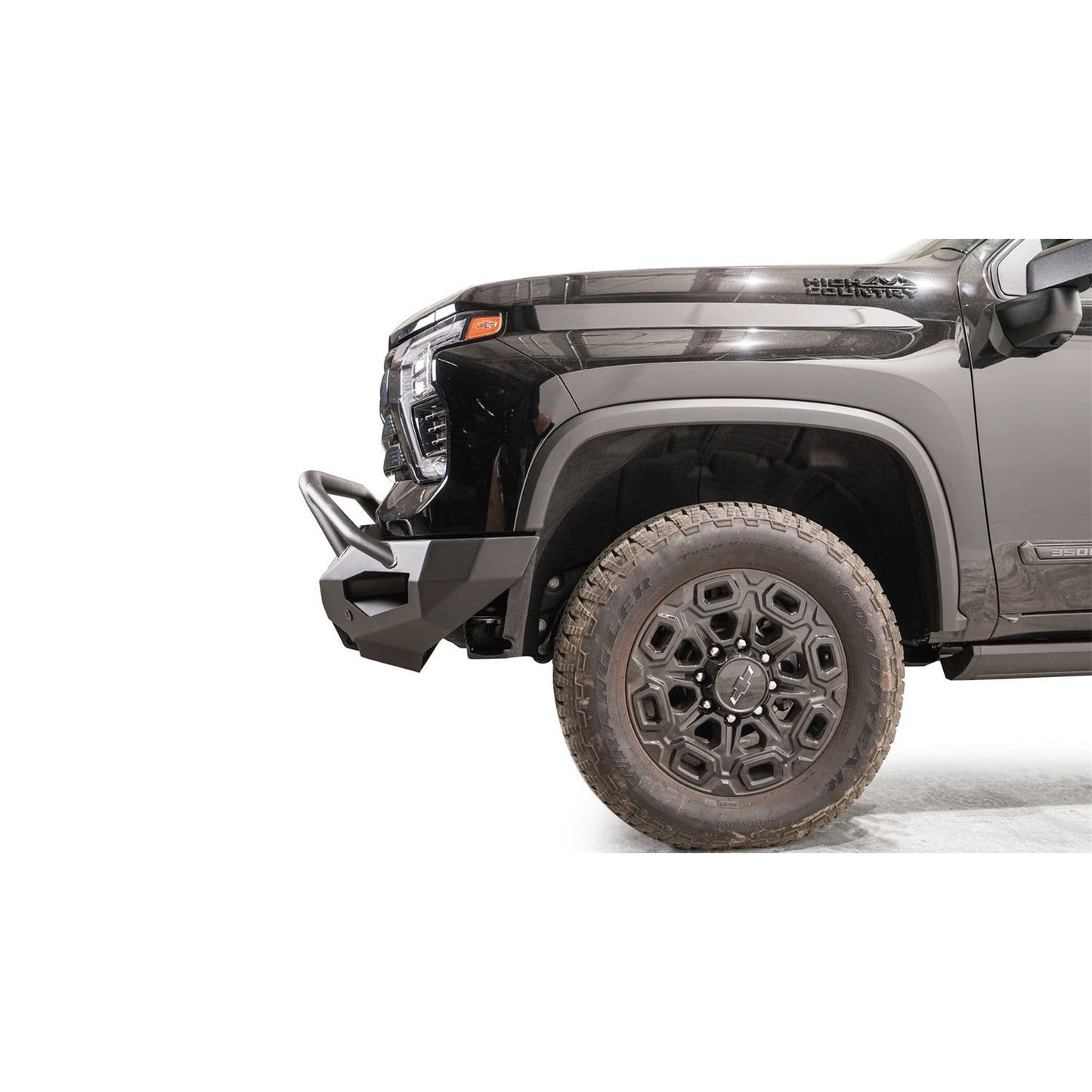 Fab Fours Matrix Front Bumper 2 Stage Black Powder Coated w/Pre-Runner Guard l CH24-X6152-1