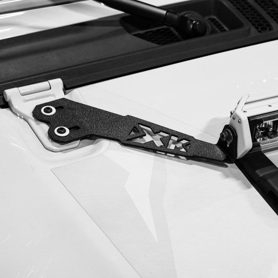 XKGLOW | Jeep JL JT Hood 20" Light Bar Bracket Kit | XK-BRC-JL-H