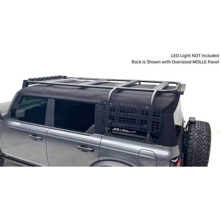 ZROADZ Soft Top Rack with Standard MOLLE Panels (2021-2023 Bronco 4 Door) Z845481