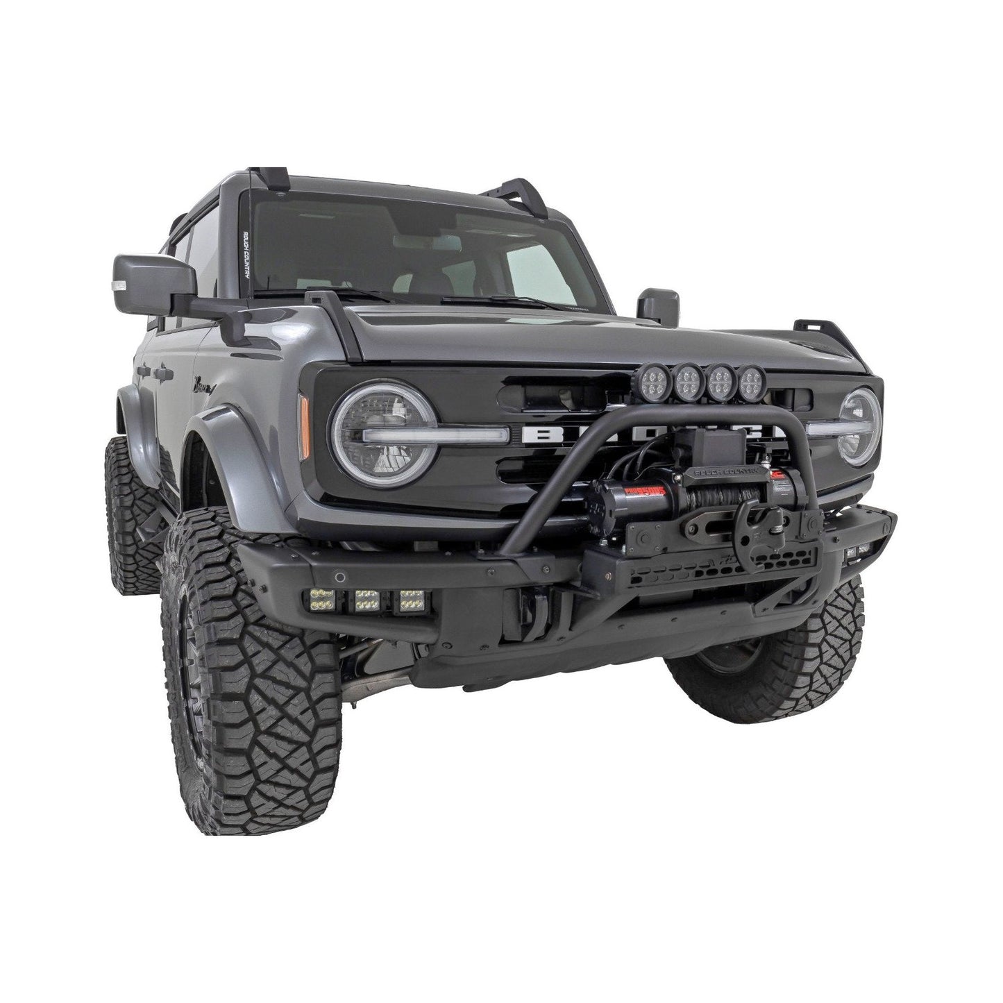 Rough Country 12" DRL Black Series Single Row Safari Bar I 51117