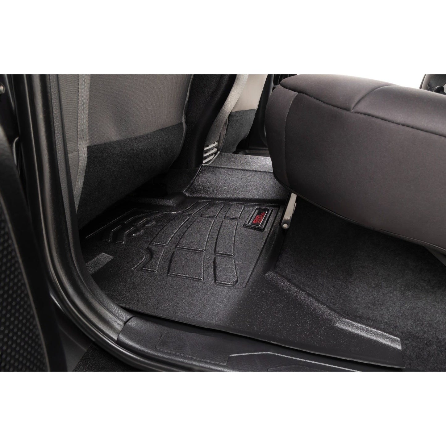 ROUGH COUNTRY Sure-Fit Floor Mats | FR & RR | Toyota Tacoma 2WD/4WD (2016-2023) | SM71216