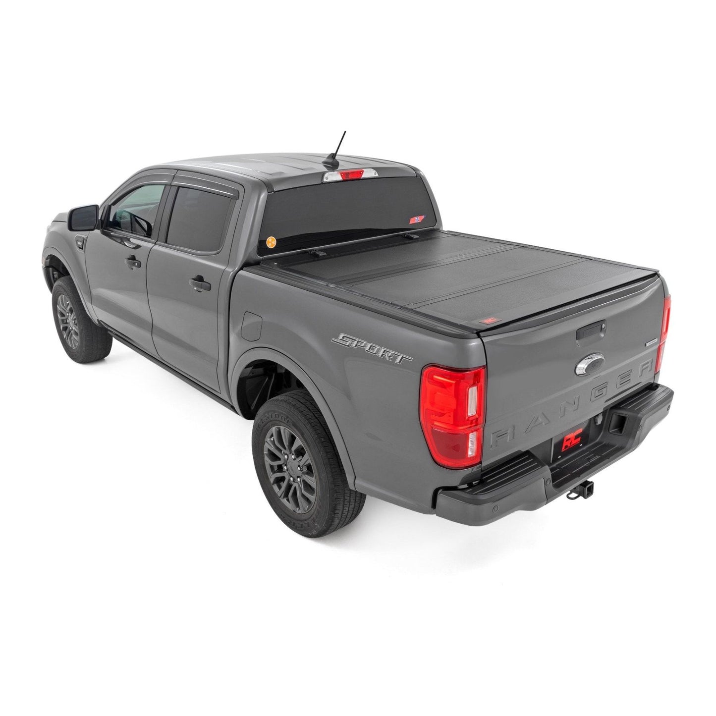 Rough Country 5' Bed Hard Tri-Fold Flip Up Bed Cover I 49220500