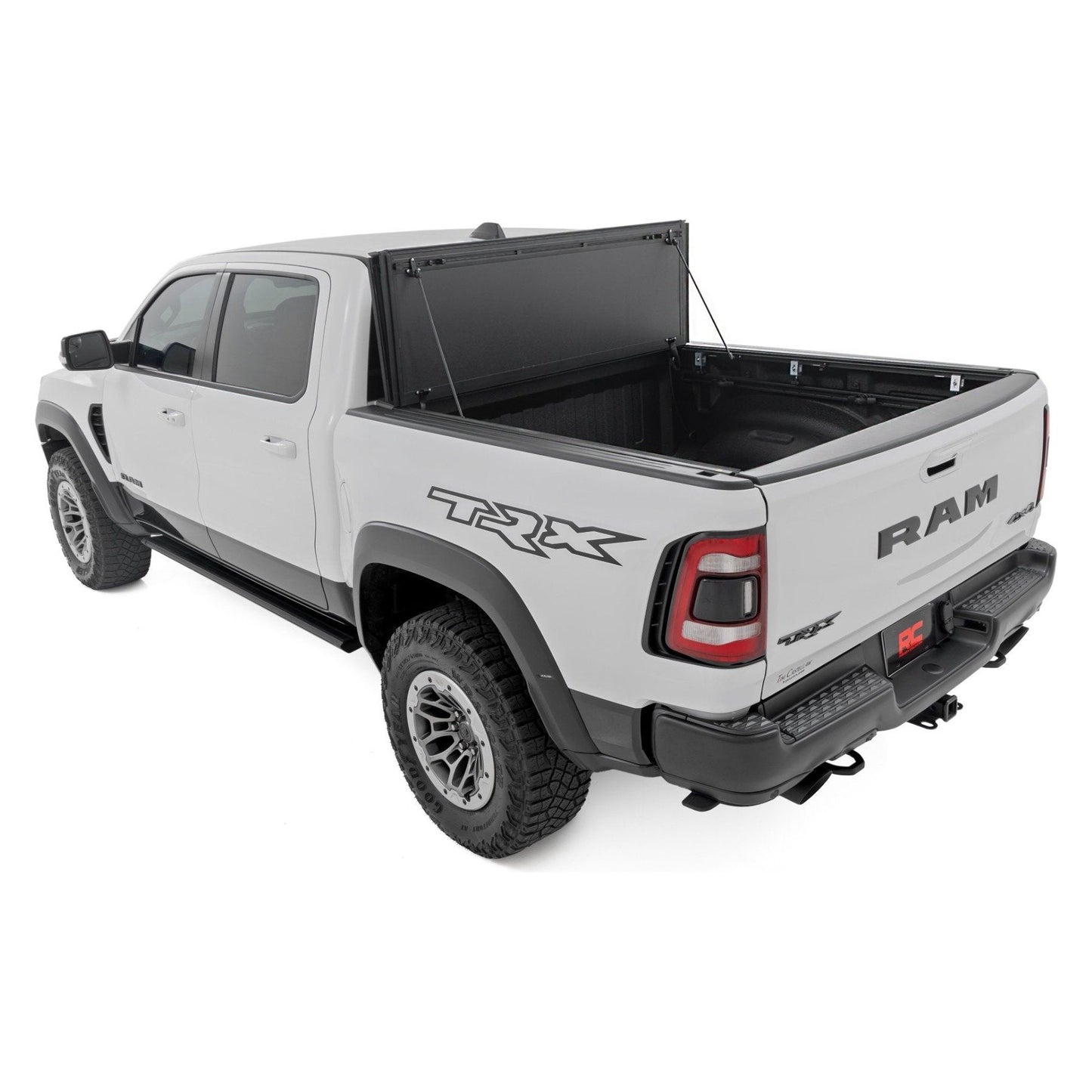 Rough Country 6'4" Bed Hard Tri-Fold Flip Up Bed Cover I 49320650