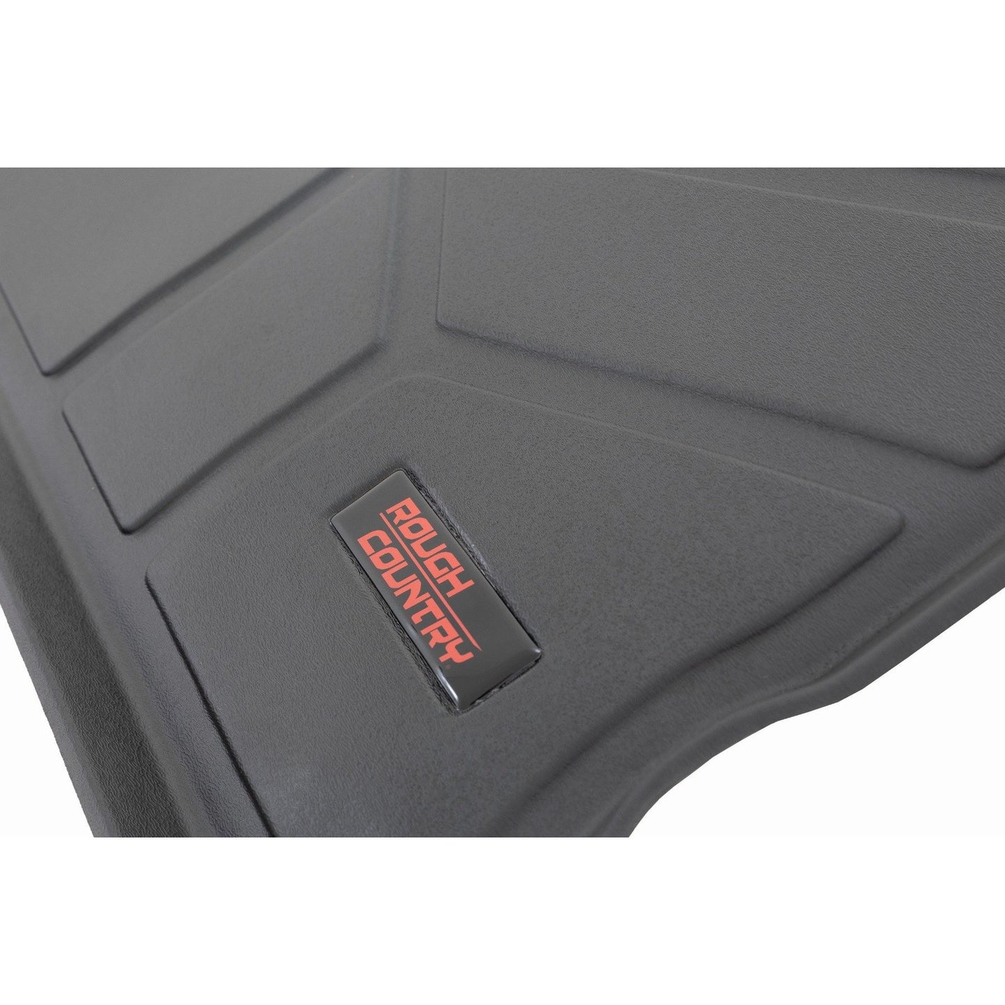 ROUGH COUNTRY Rear Cargo Mat | W/ Sub | Jeep Wrangler Unlimited 4WD (2018-2025) | M-6120