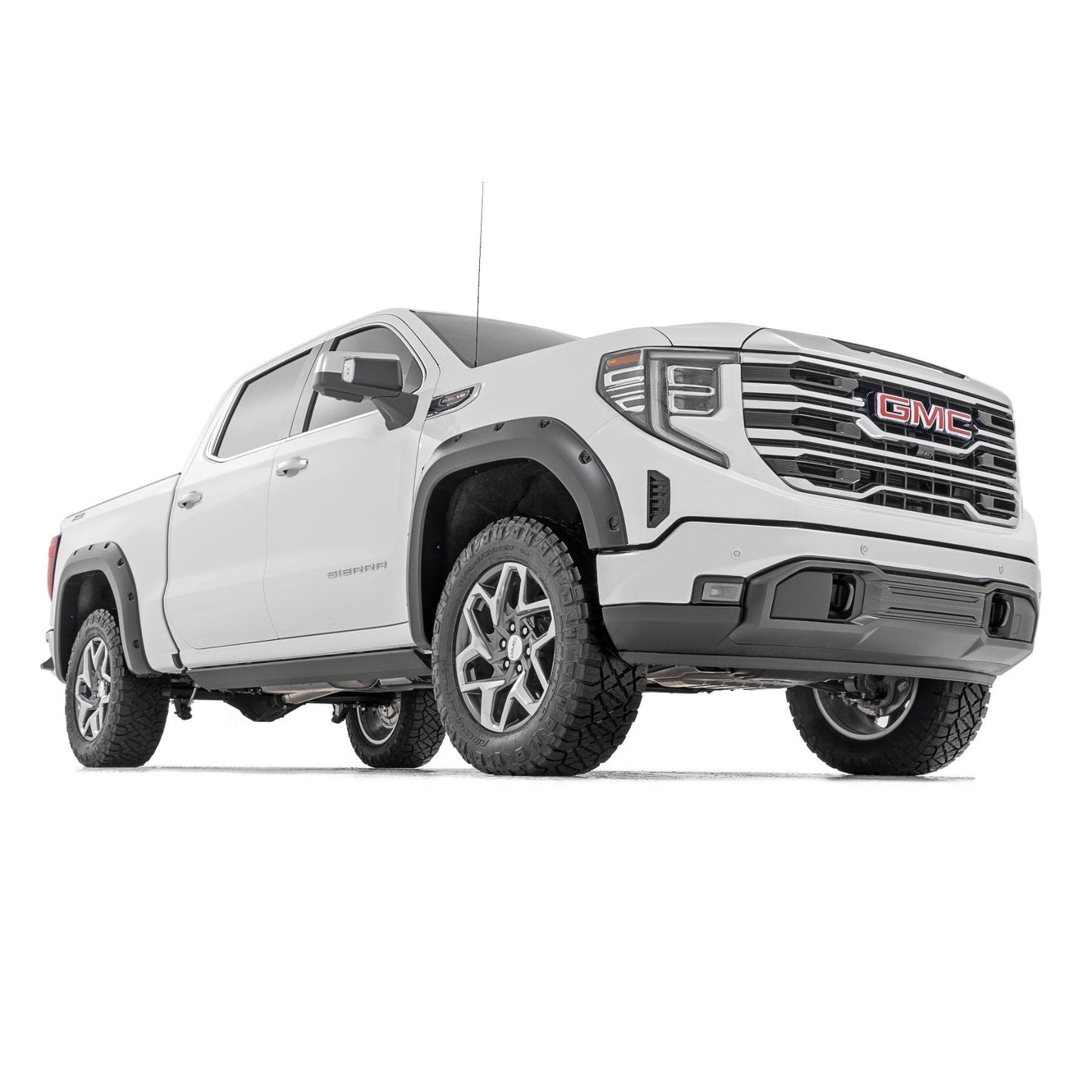 ROUGH COUNTRY Fender Flares | GNK Brownstone | GMC Sierra 1500 2WD/4WD (2019-2025 & Classic) | F-C11950A-GNK