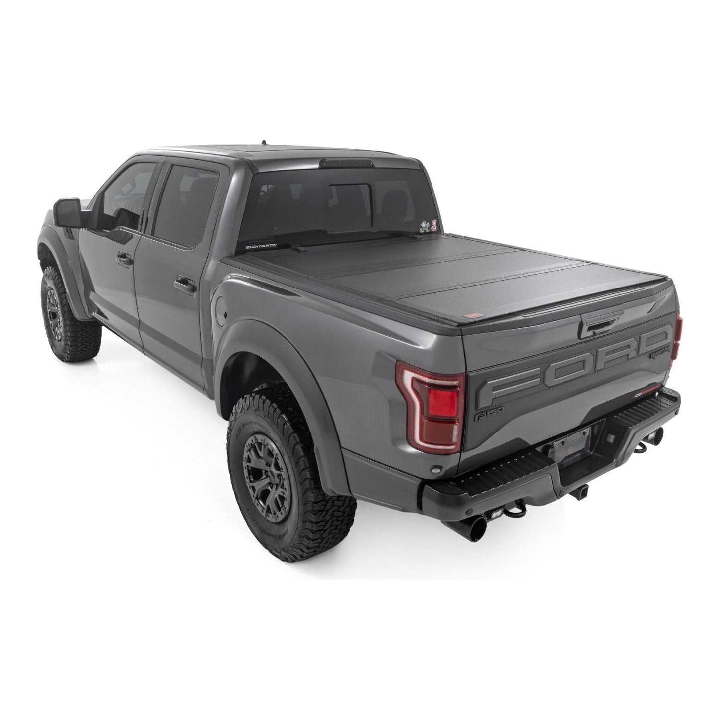 Rough Country 5'7 Hard Tri-Fold Flip Up Bed Cover I 49221550