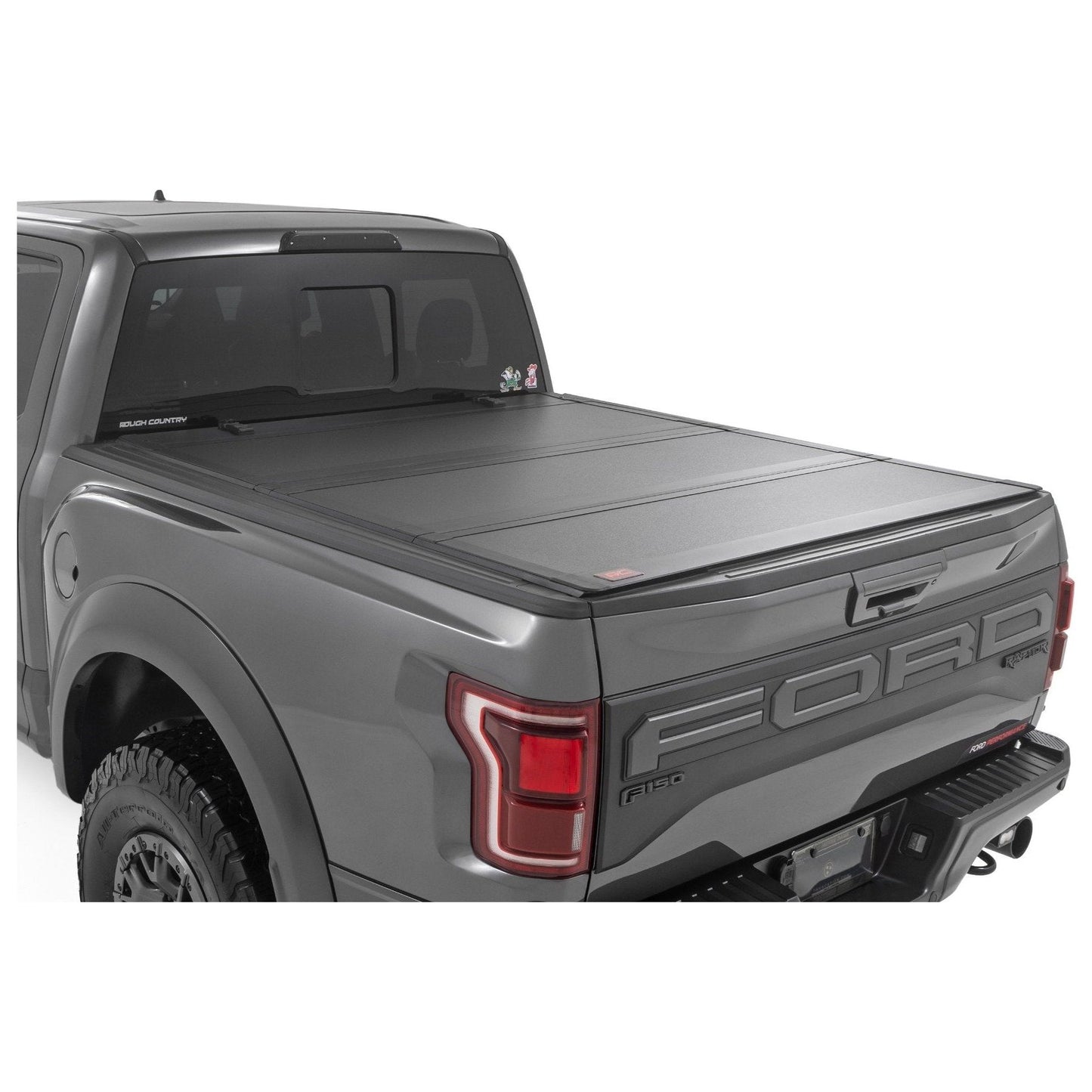 Rough Country 5'7 Hard Tri-Fold Flip Up Bed Cover I 49221550