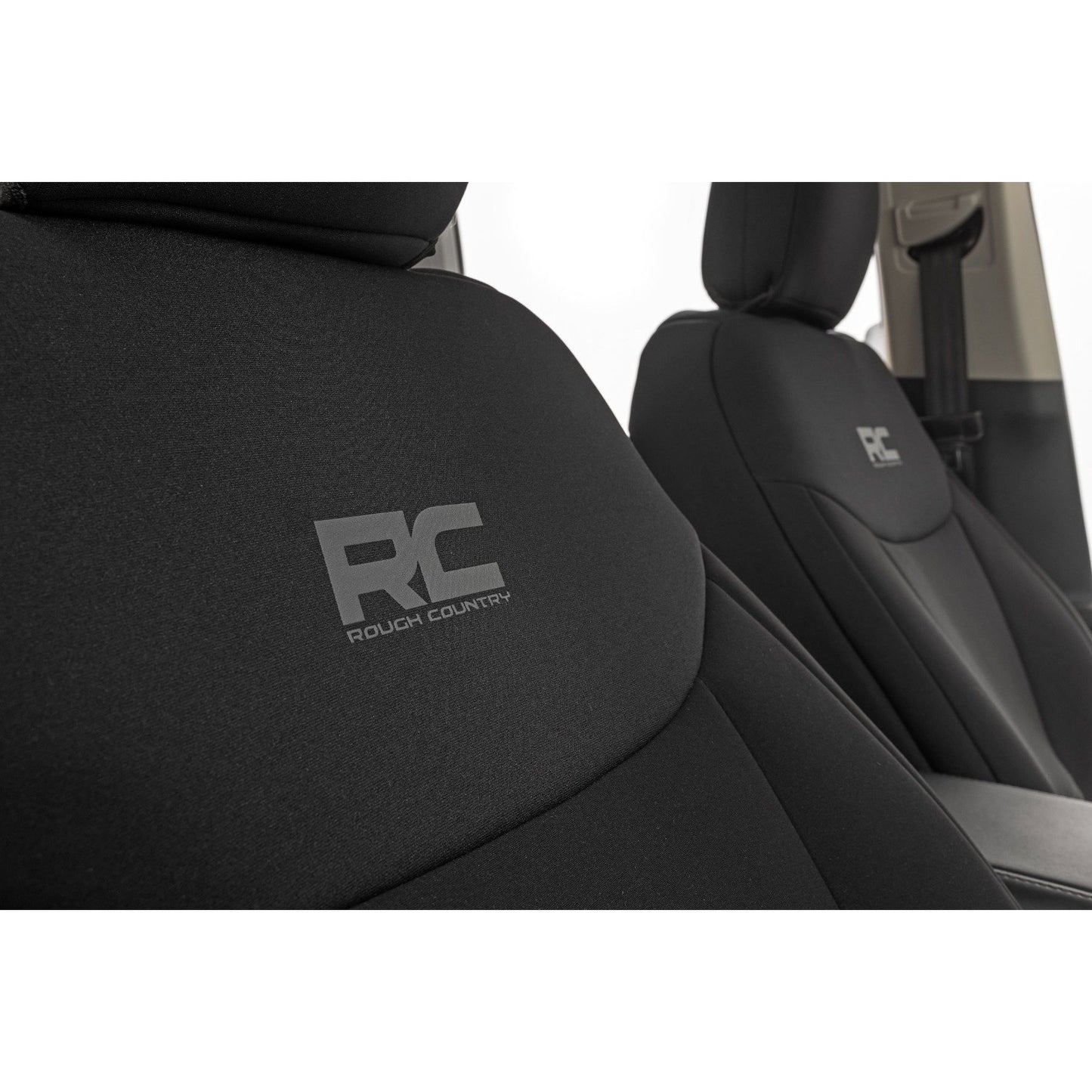 ROUGH COUNTRY Seat Covers | FR & RR W/Armrest | Crew Cab | Ford Maverick 2WD/4WD (22-25) | 91065