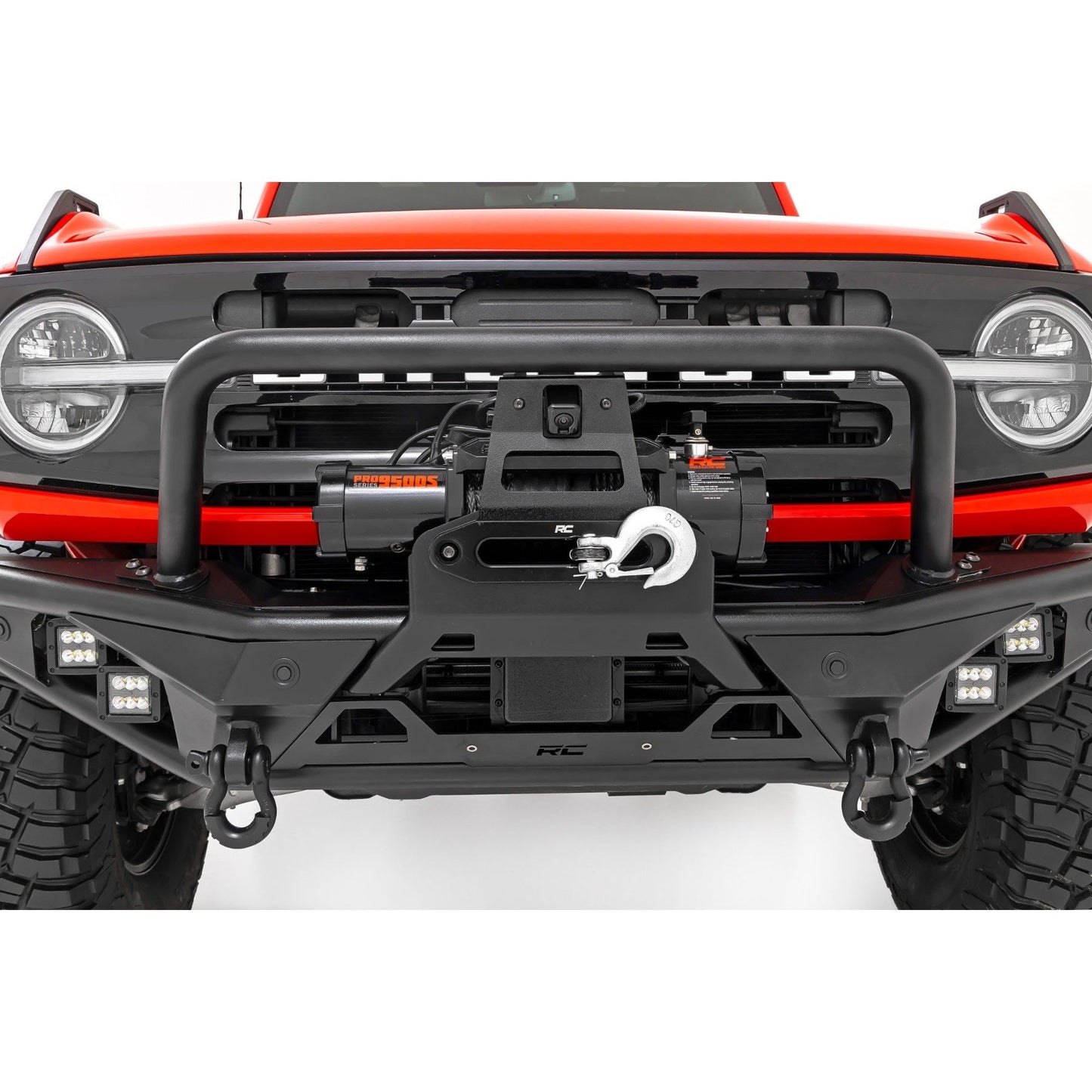 ROUGH COUNTRY Front Bumper | Tubular | Ford Bronco 4WD (2021-2025) | 51205
