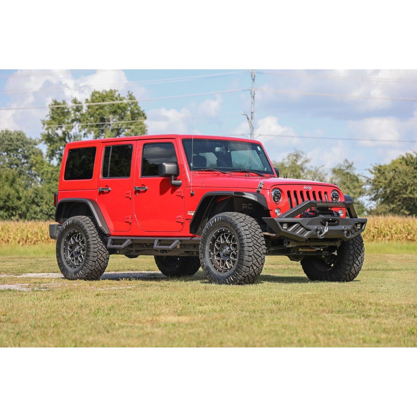 Rough Country High Clearance LED Flat Fender Flare Kit I 99037