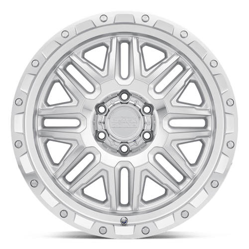 Black Rhino Hard Alloys ALAMO SILVER W/ MIRROR FACE & STAINLESS BOLTS