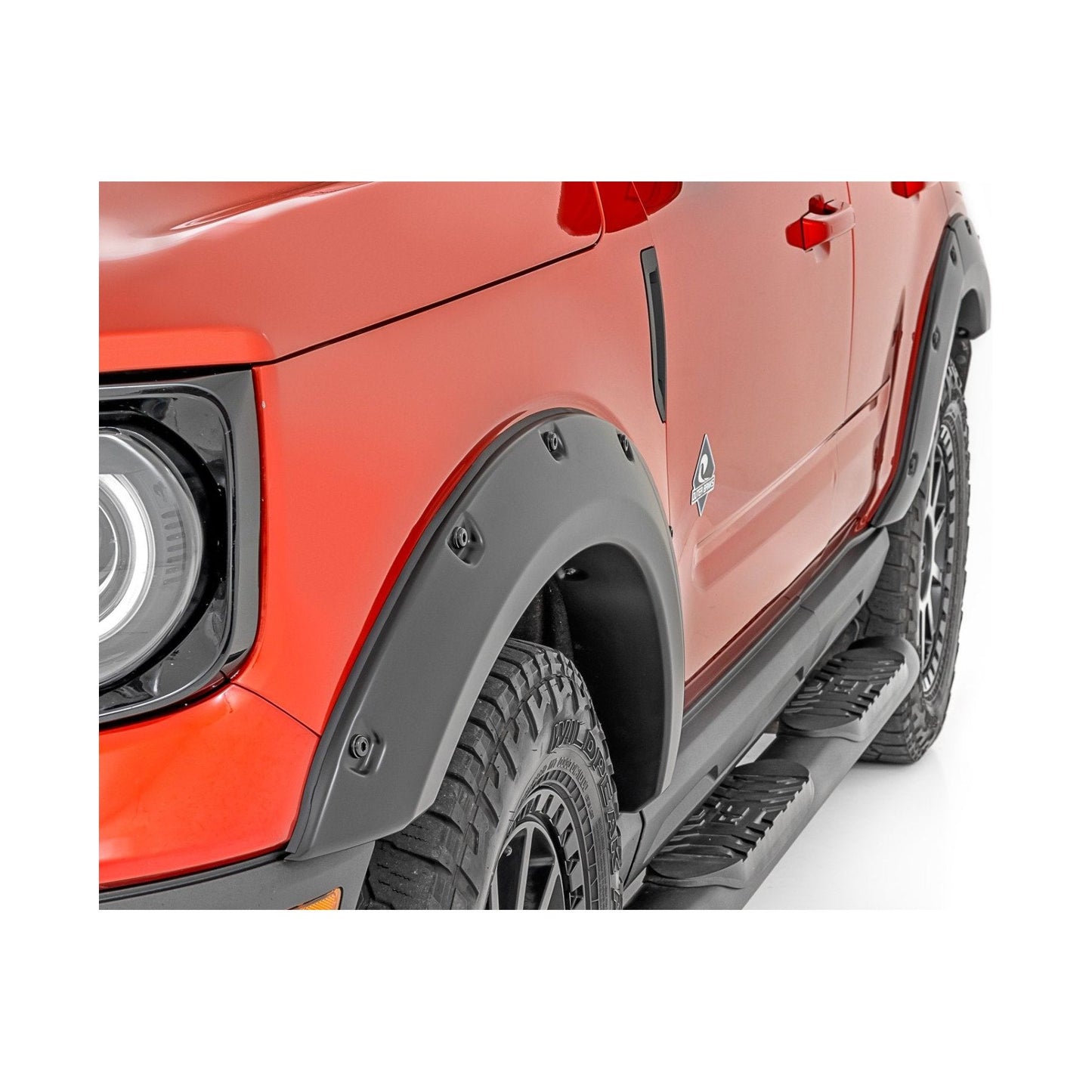 Rough Country Flat Black Pocket Fender Flares I F-F11612A