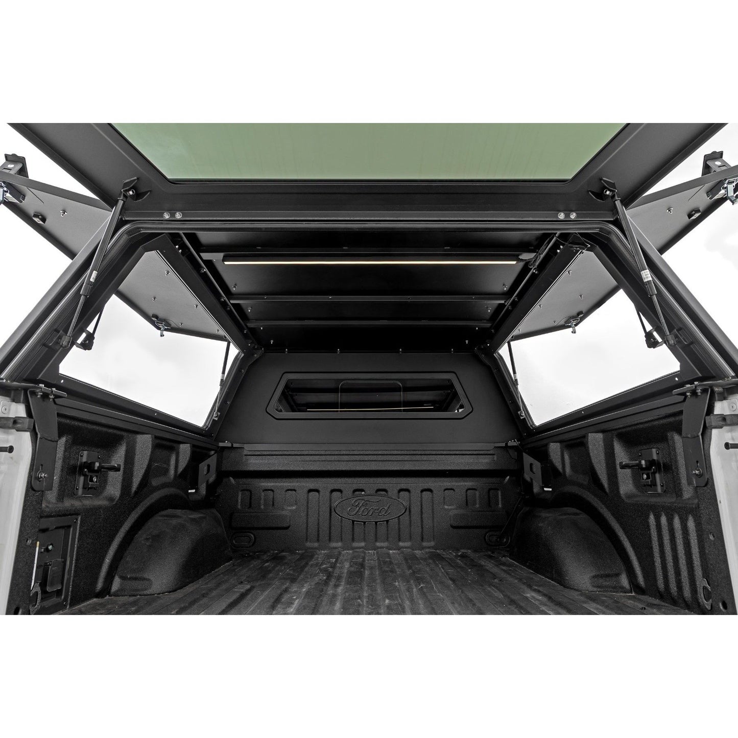 ROUGH COUNTRY Truck Bed Cap | Modular | 5'7" Bed | Ford F-150 2WD/4WD (2021-2025) | 73400