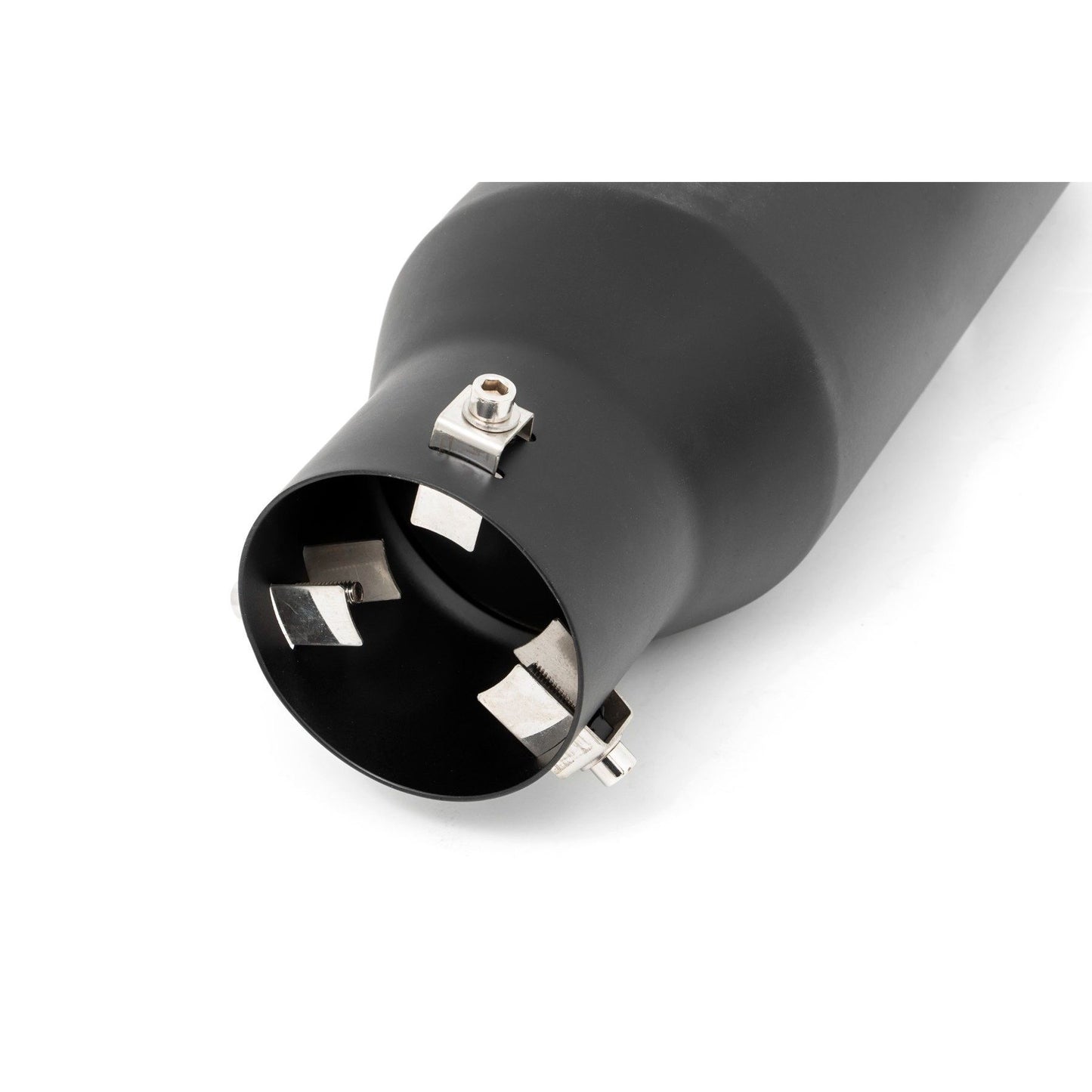 ROUGH COUNTRY Exhaust Tip | Black | RC Logo | 2.5-3 Inch Pipe | 96004