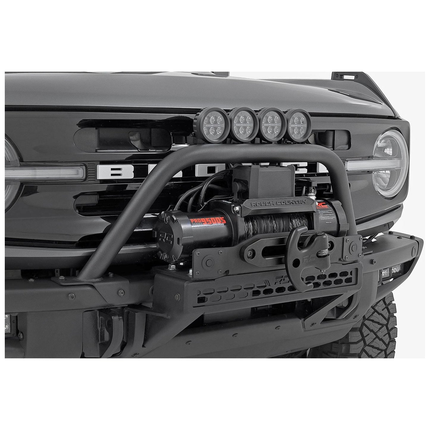 Rough Country 12" Dual Row Black Series Safari Bar I 51118