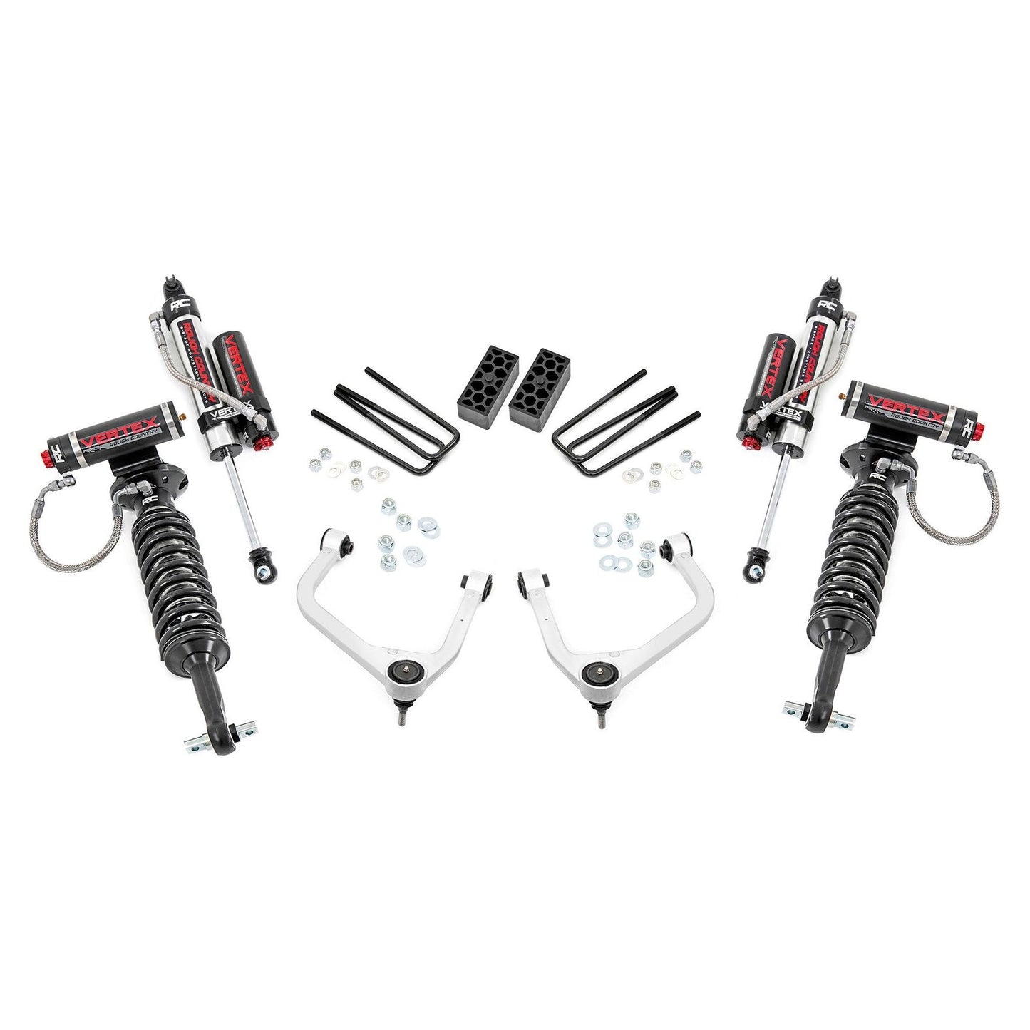 Rough Country Vertex Coilovers w/Vertex Shocks 3.5 Inch Lift Kit I 29550