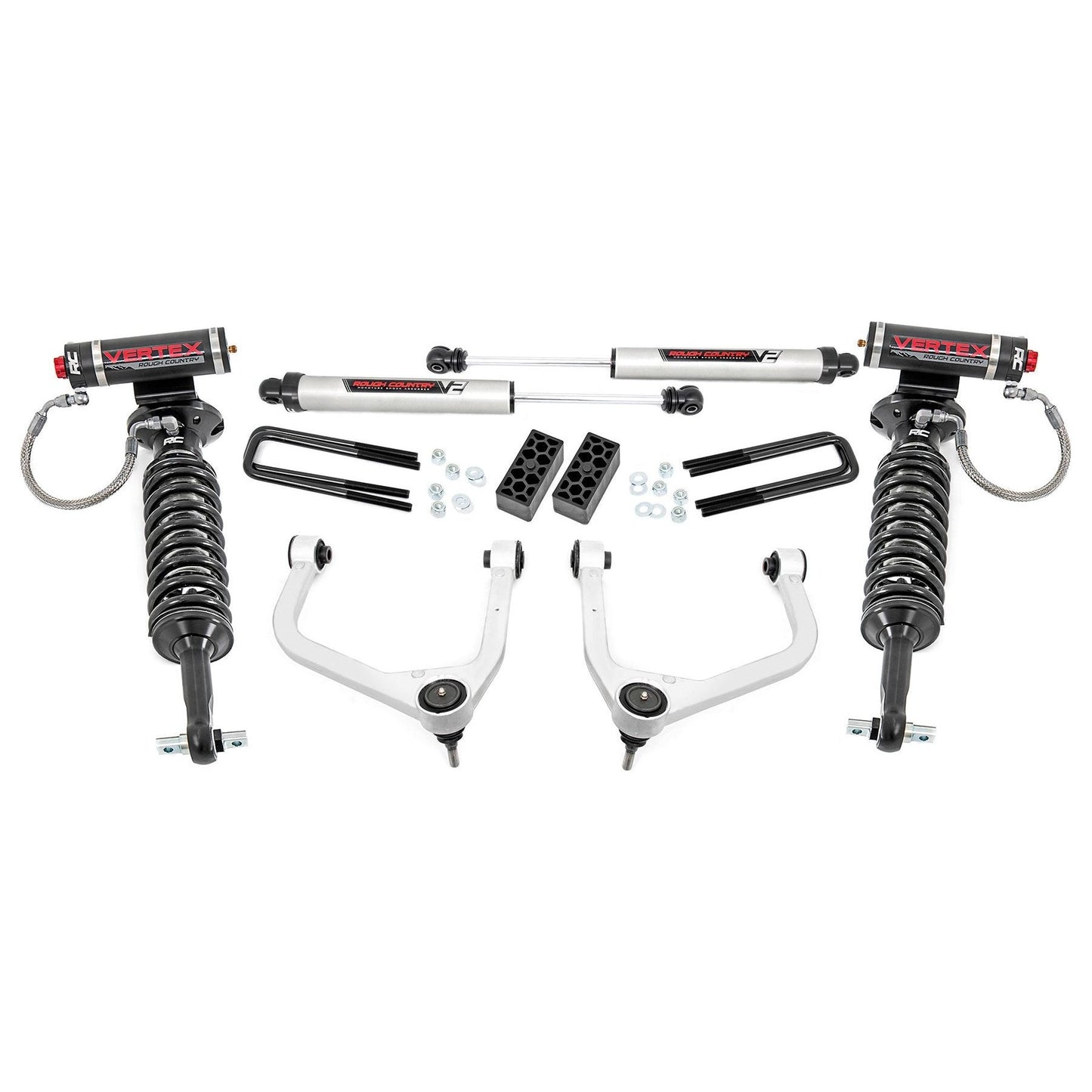 Rough Country Vertex Coilovers w/V2 Rear Shocks 3.5 Inch Lift Kit I 29557
