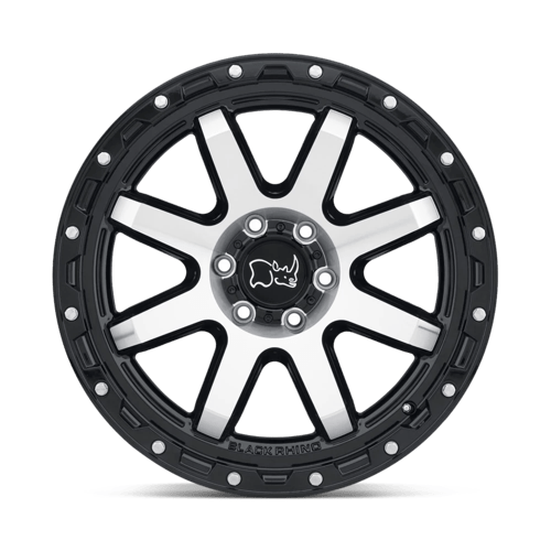 Black Rhino Hard Alloys COYOTE GLOSS BLACK W/ MACHINED FACE & STAINLESS BOLTS