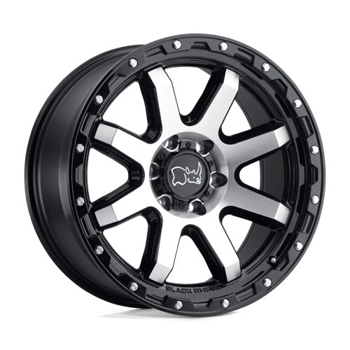 Black Rhino Hard Alloys COYOTE GLOSS BLACK W/ MACHINED FACE & STAINLESS BOLTS