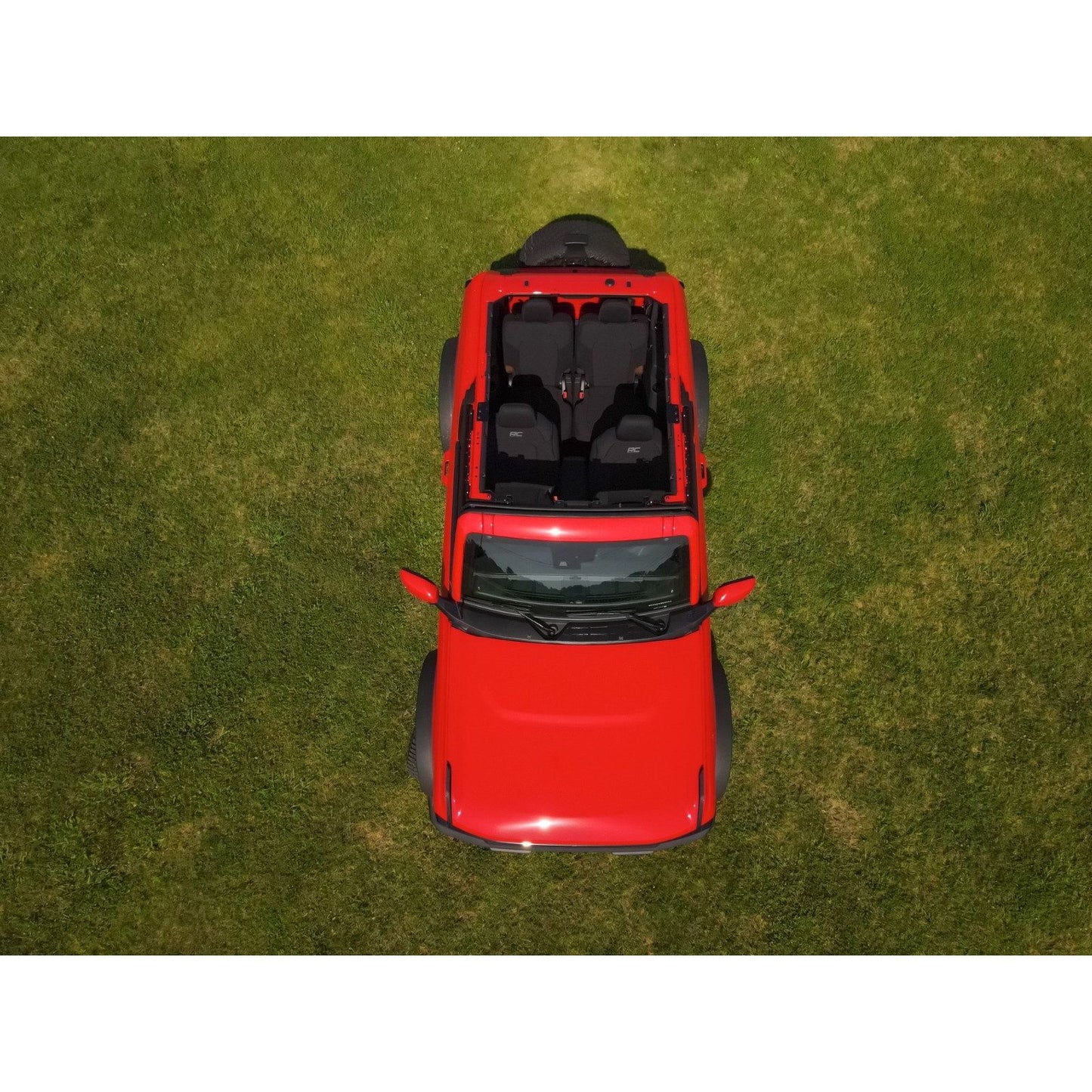 ROUGH COUNTRY Seat Covers | Bucket Seats | FR & RR | Ford Bronco (2 Door) 4WD (2021-2025) | 91050