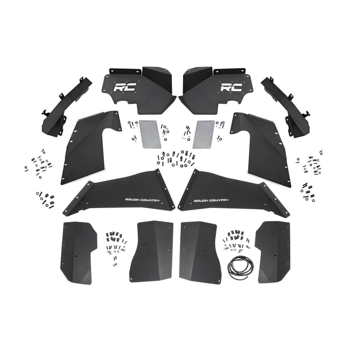 ROUGH COUNTRY Inner Fenders | FR & RR | Vertex | Jeep Wrangler JK/Wrangler Unlimited (07-18) | 10511V