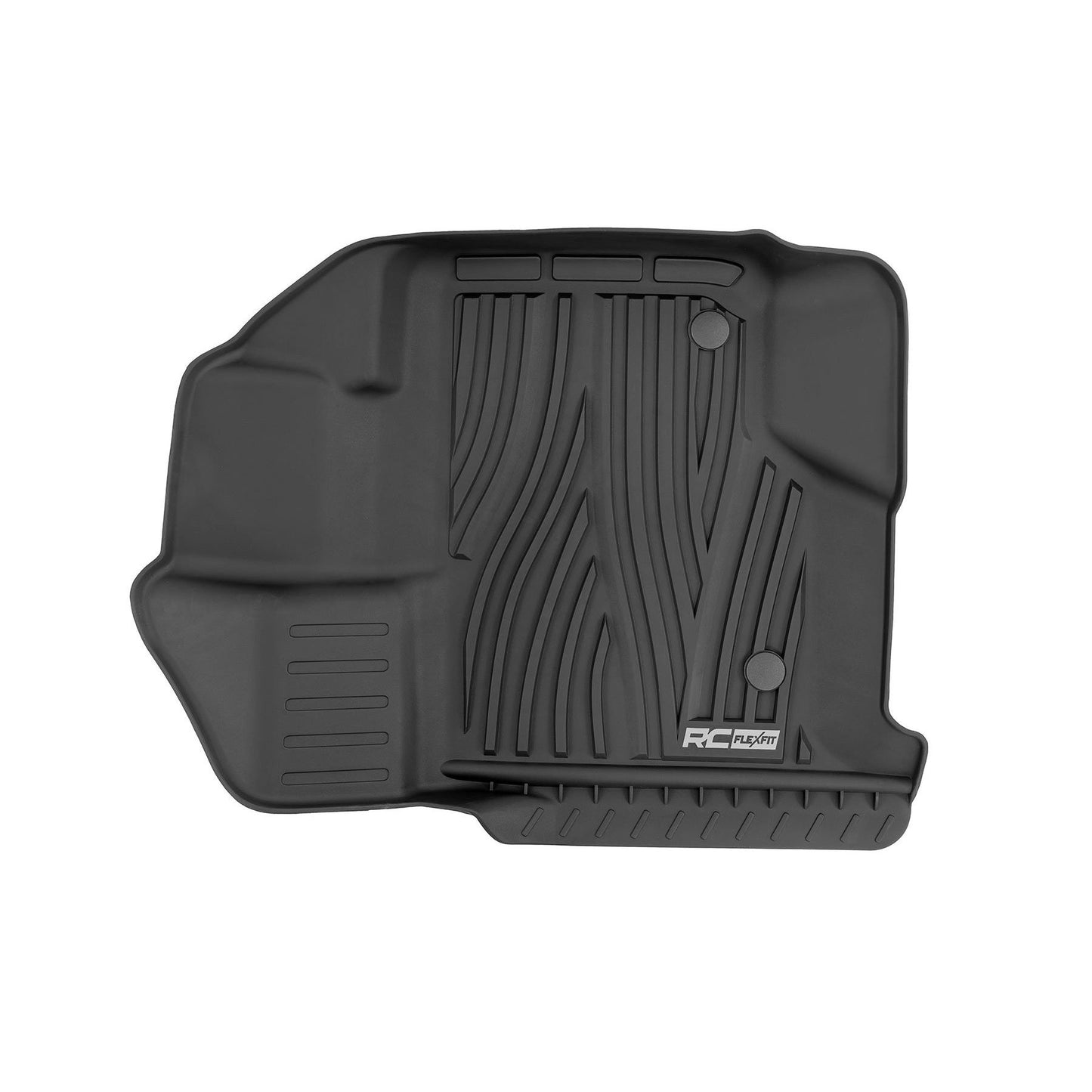 ROUGH COUNTRY Flex-Fit Floor Mats | FR & RR | Ford F-150 (15-25)/F-150 Lightning (22-25)/Raptor (17-25) | FF-51512