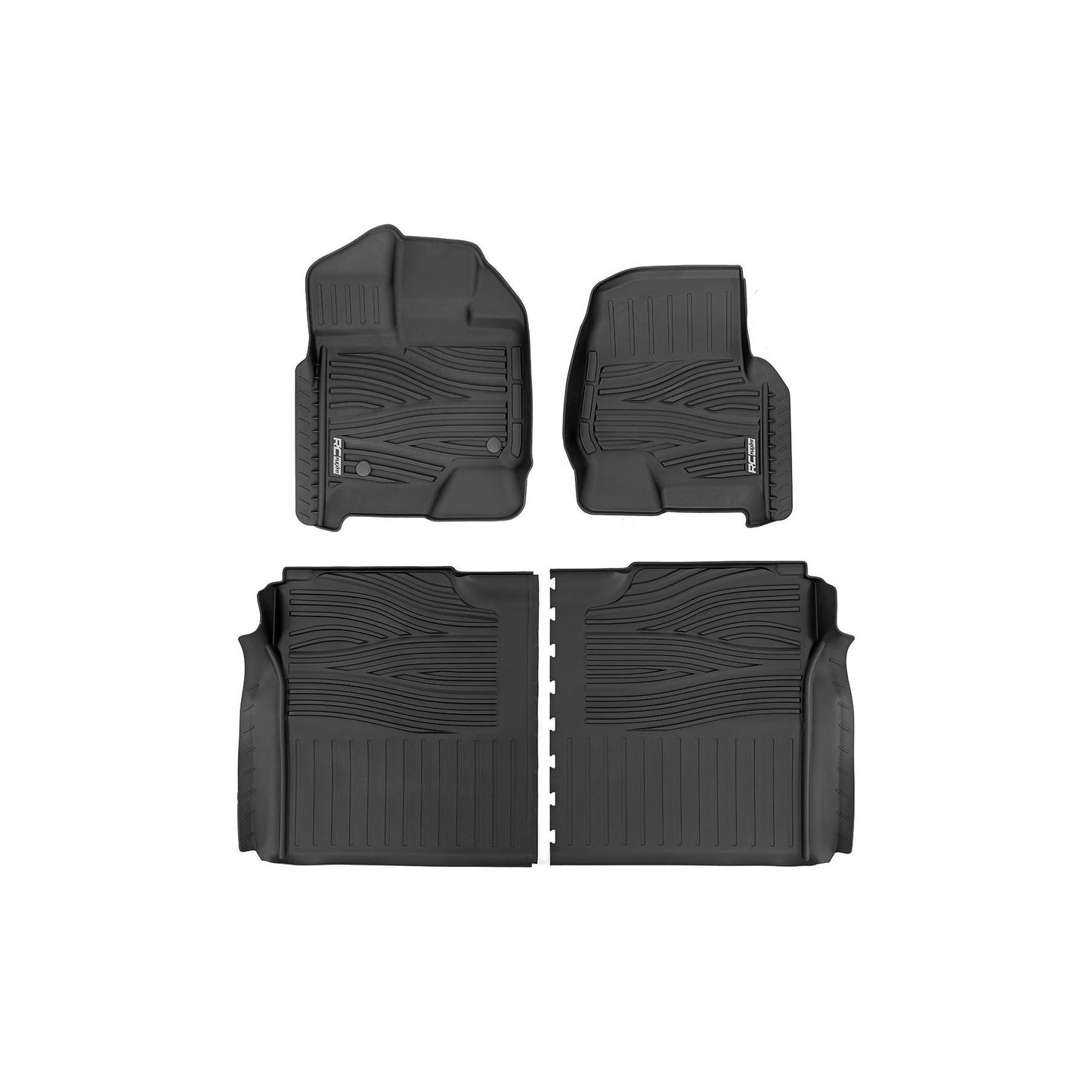 Rough Country Flex-Fit Floor Mats I FF-51512